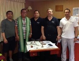 Mass for CMA CGM crew