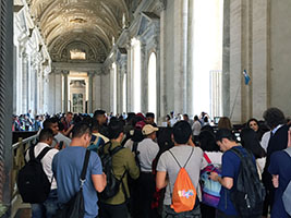 Mass for cruise crew at St Peter’s Basilica