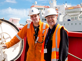 Service on ship for dead seafarer