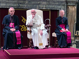 Pope Francis meets AoS Europe