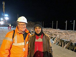Crew find safe refuge