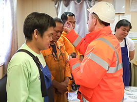 Seafarers mark Ash Wednesday on ships