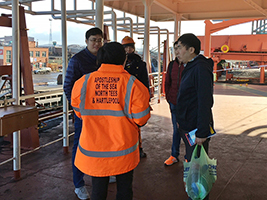 Chinese crew looked after