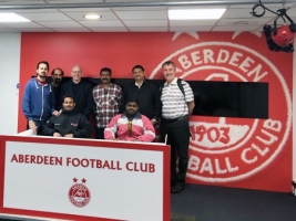 Dons welcome Malaviya Seven crew