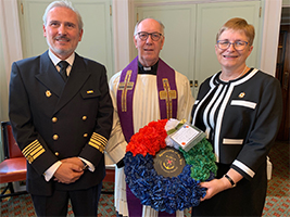 Seafarers remembered in Merchant Navy service