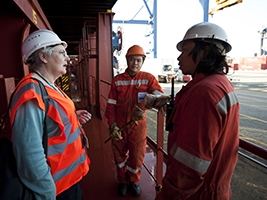 Meeting ship crews pastoral needs