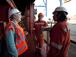 Supported crew vital to supply chain