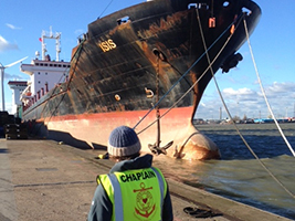 AoS helps crew of detained ship