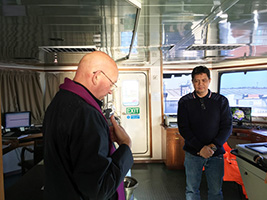 Communion for seafarers after loss at sea
