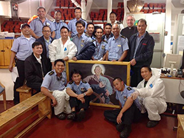 AoS supports cruise ship crew